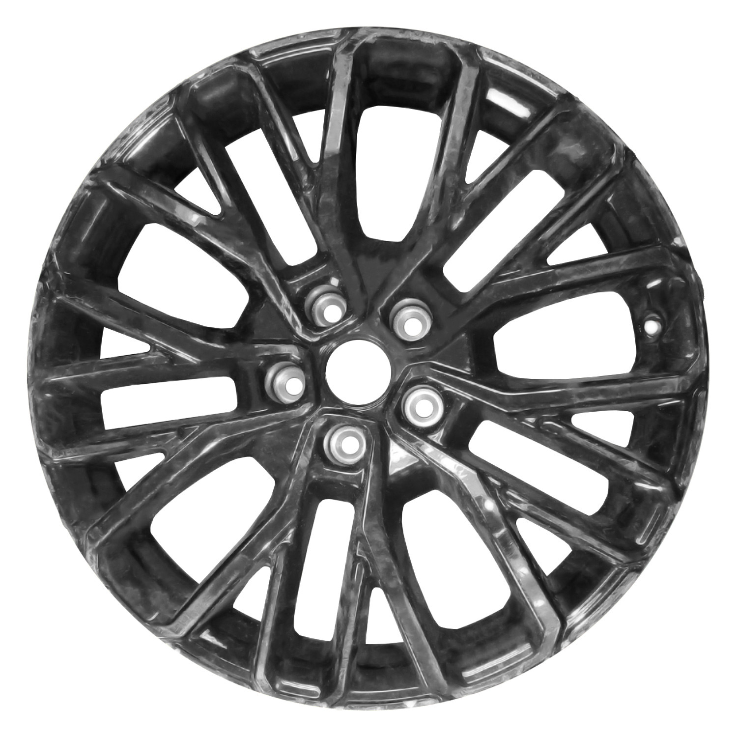 Replace® ALYJG050U45 - 10 Split-Spoke Gloss Black 21x9 Alloy Factory ...