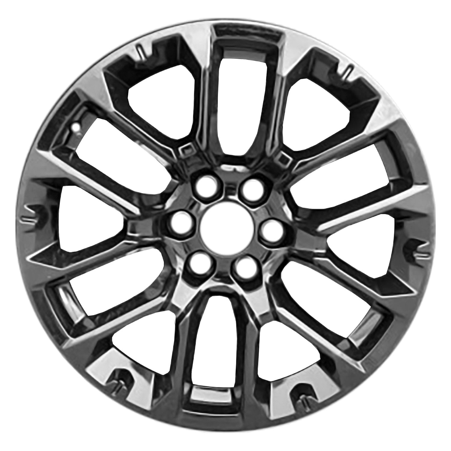 Replace® ALYGY098U45 - 6 Y-Spoke Painted Gloss Black 22x9 Alloy Factory ...