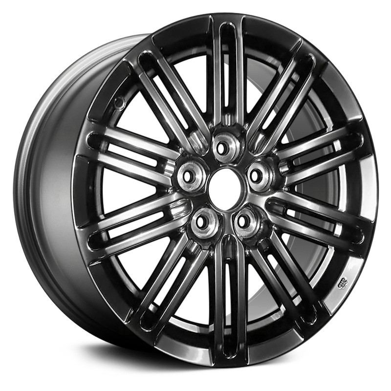 Replace® ALYTV062U79 - 10 Double I-Spoke Smoked Silver 15x6.5 Alloy ...