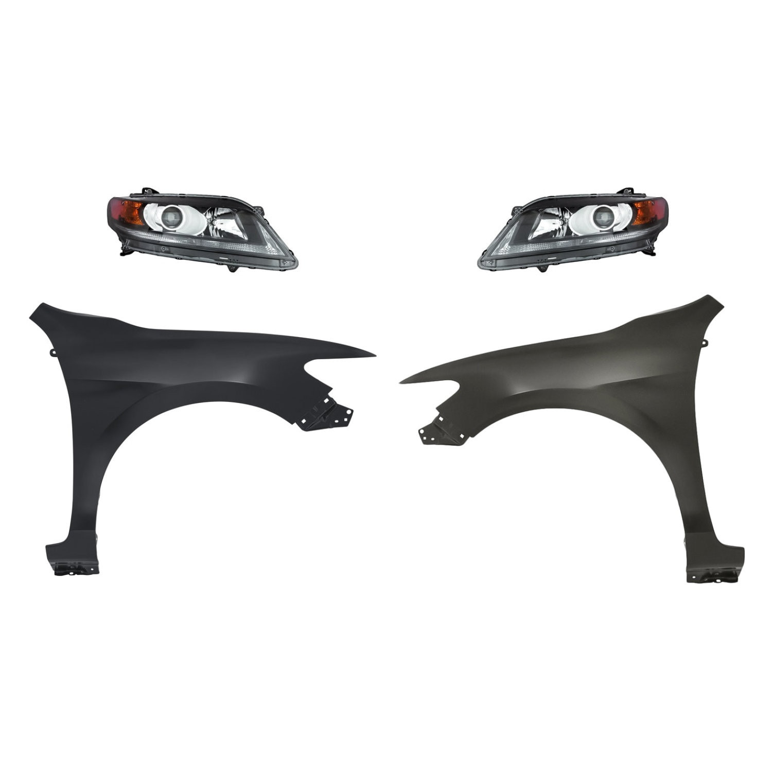 Replace® BNDL-264694 - 4-Piece Kit (Driver and Passenger Side ...