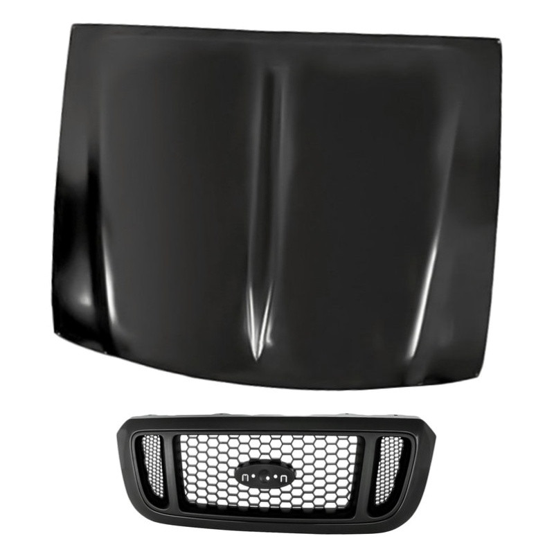 Replacement BNDL-210752 - 2-Piece (Hood Panel, Grille) (Standard Line)