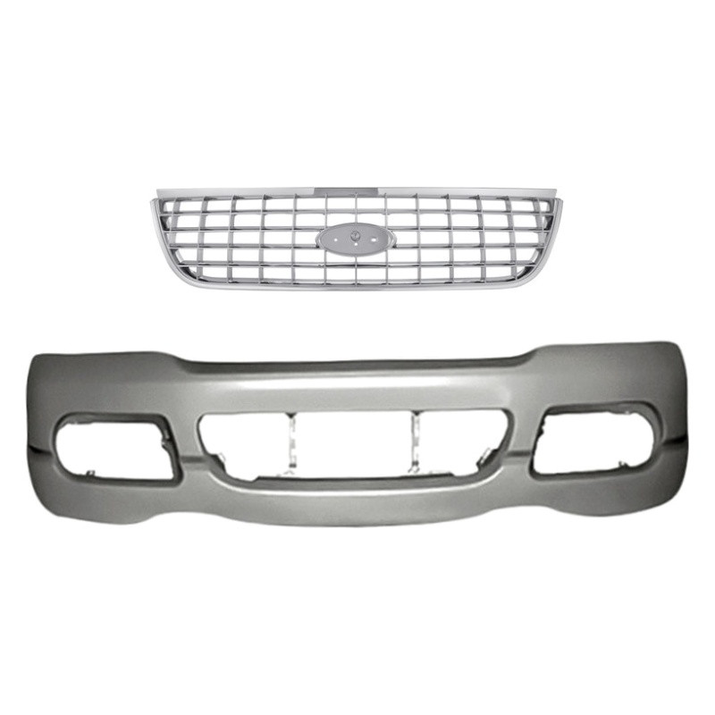 Replacement BNDL-239381 - 2-Piece (Front Bumper Cover, Grille) (CAPA ...