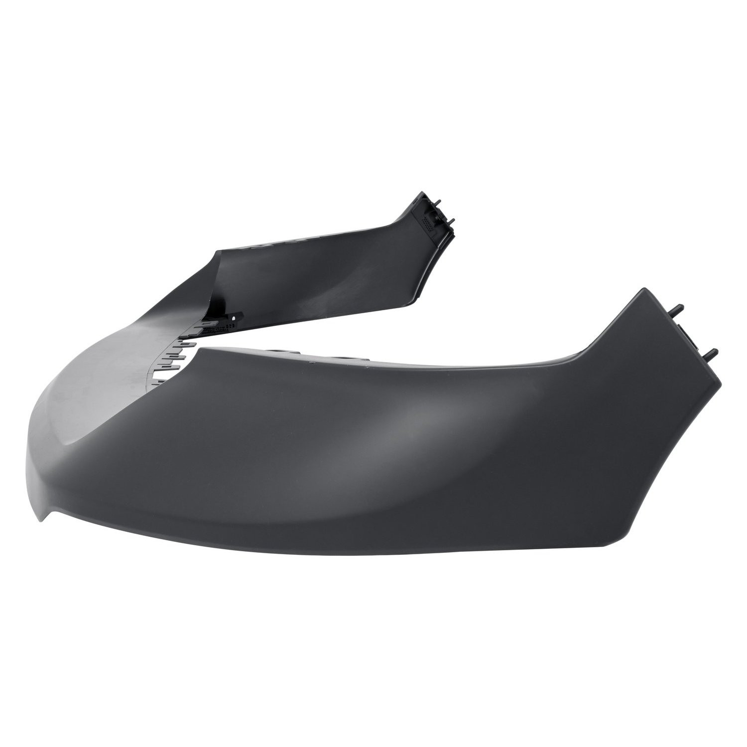 Front Upper Bumper Cover Replacement For 2009-2014 Ford F-150 – Black Textured Plastic
