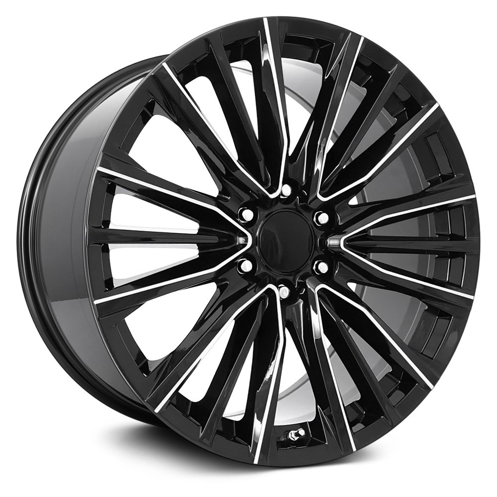 REPLICAS BY LUXXX® REP C60 Wheels - Gloss Black with Milled Accents Rims