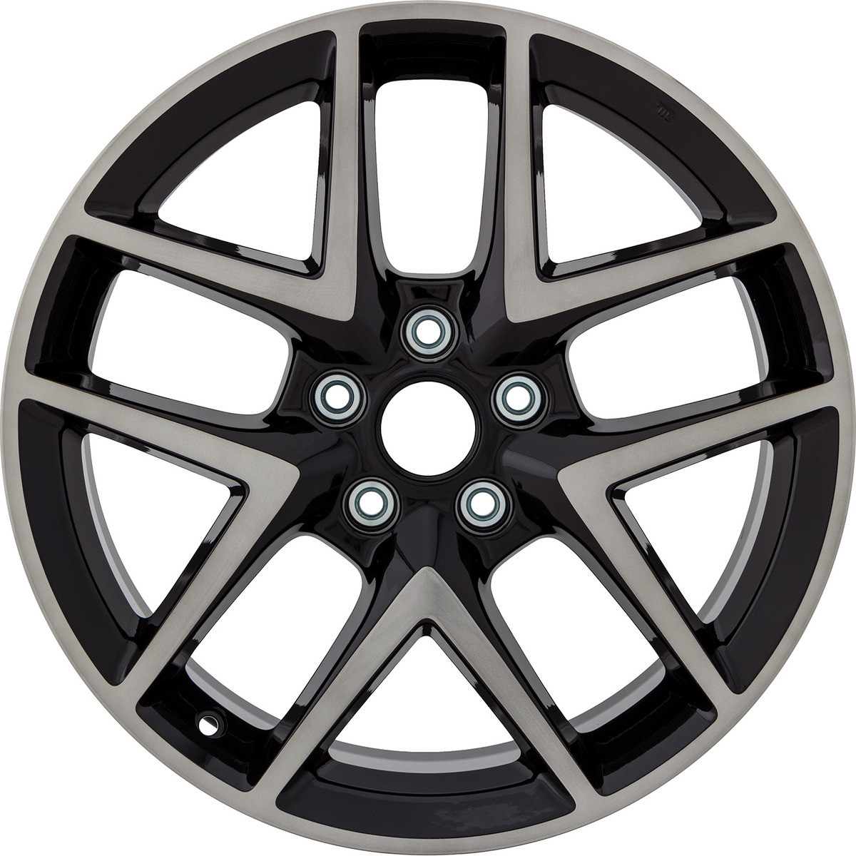 Replikaz® ALY10393U46N - 10 I-Spoke Machined Smoked and Black 18x8 ...