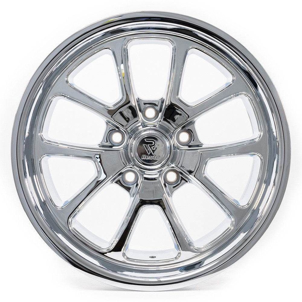 RESTO VINTAGE WHEEL CO® LAGUNA Wheels - Chrome with Milled Windows Rims
