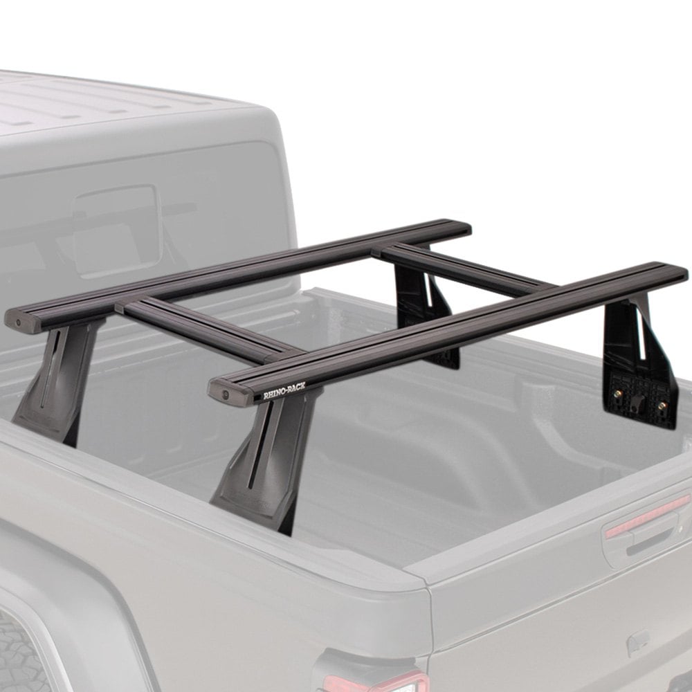 RhinoRack® JC01275 ReconnDeck 2 Bar Truck Bed System with 2 NS Bars