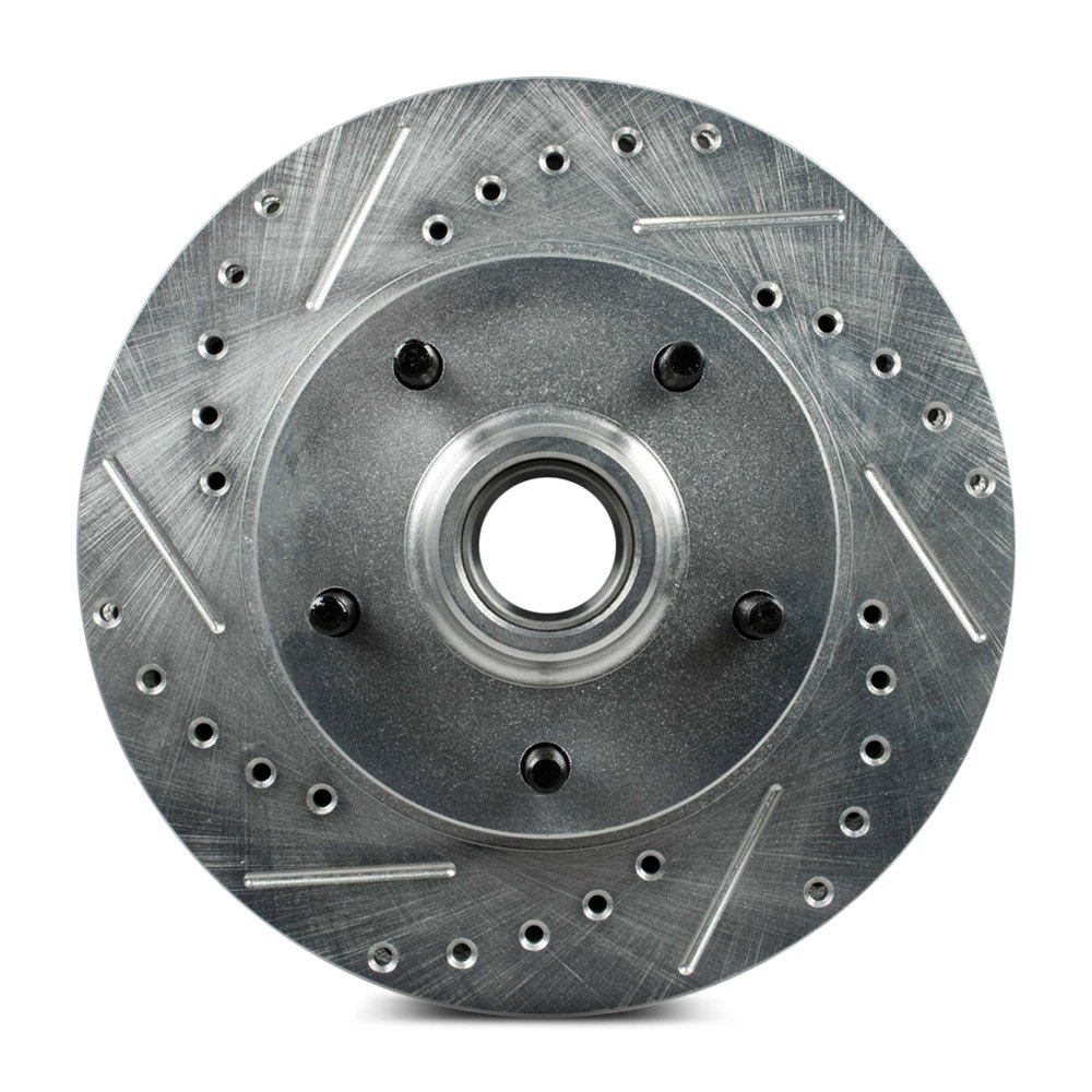 Can you machine drilled and slotted rotors rubber