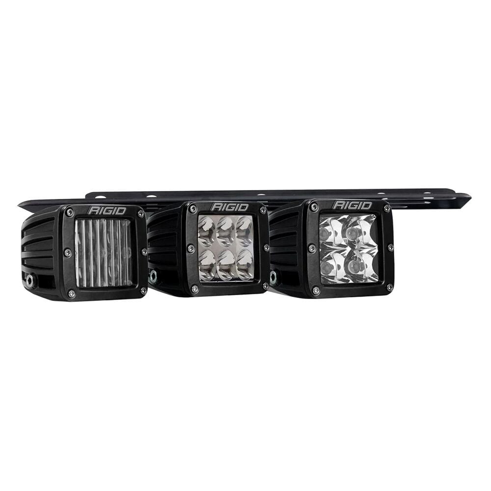 Rigid Industries® 46738 - Fog Light Location Mounted D-Series Triple 4 ...