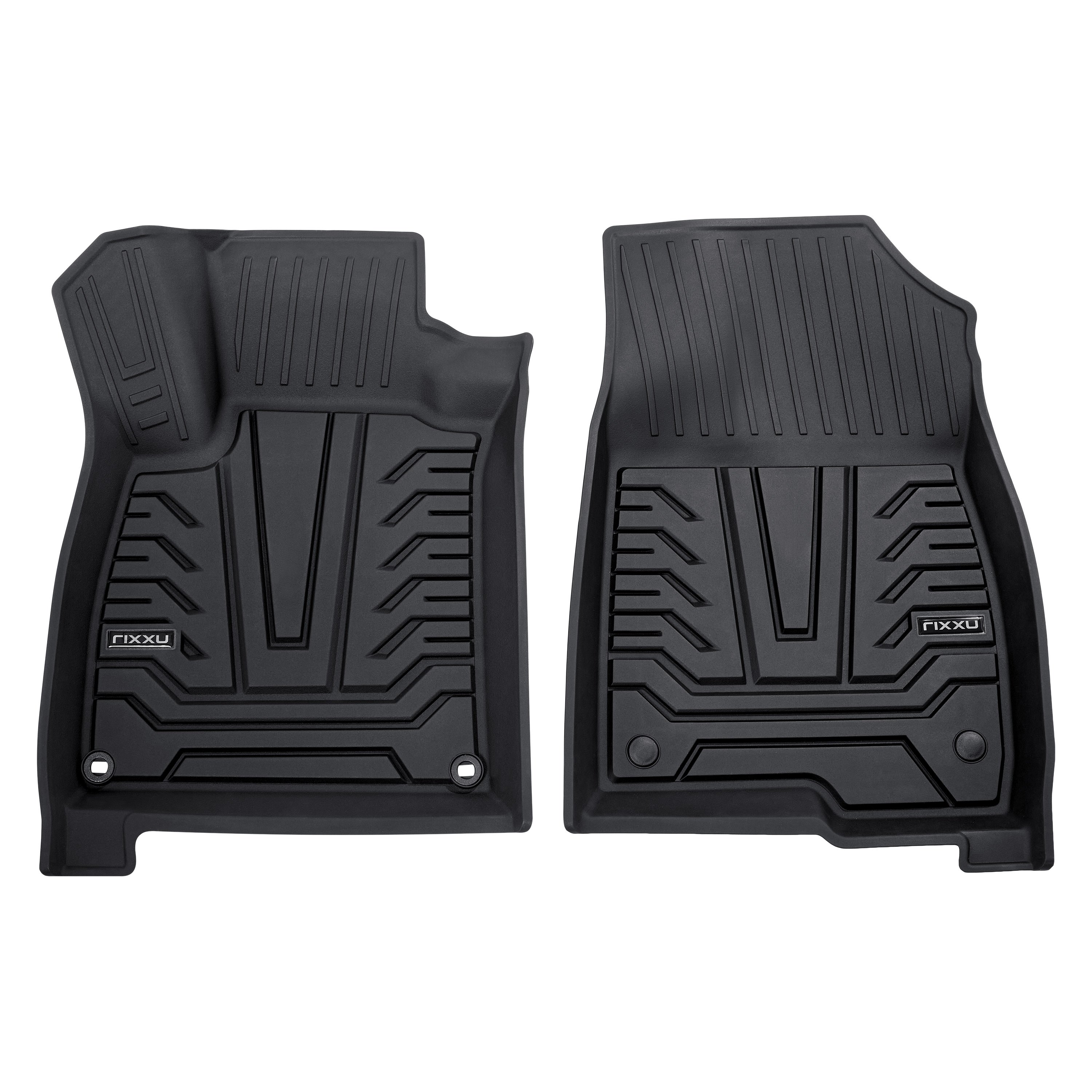 Rixxu™ Honda Accord 2018 Black TPE Floor Liners