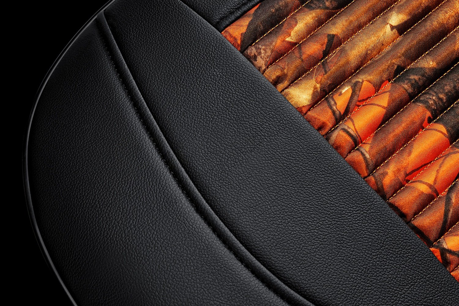 Rixxu™ Camo Series 2nd Row Orange Camo Seat Cover