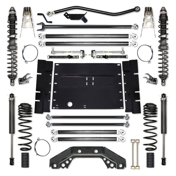Rock Krawler® Jeep Wrangler 1997 4.5" X Factor Coil Over Front and