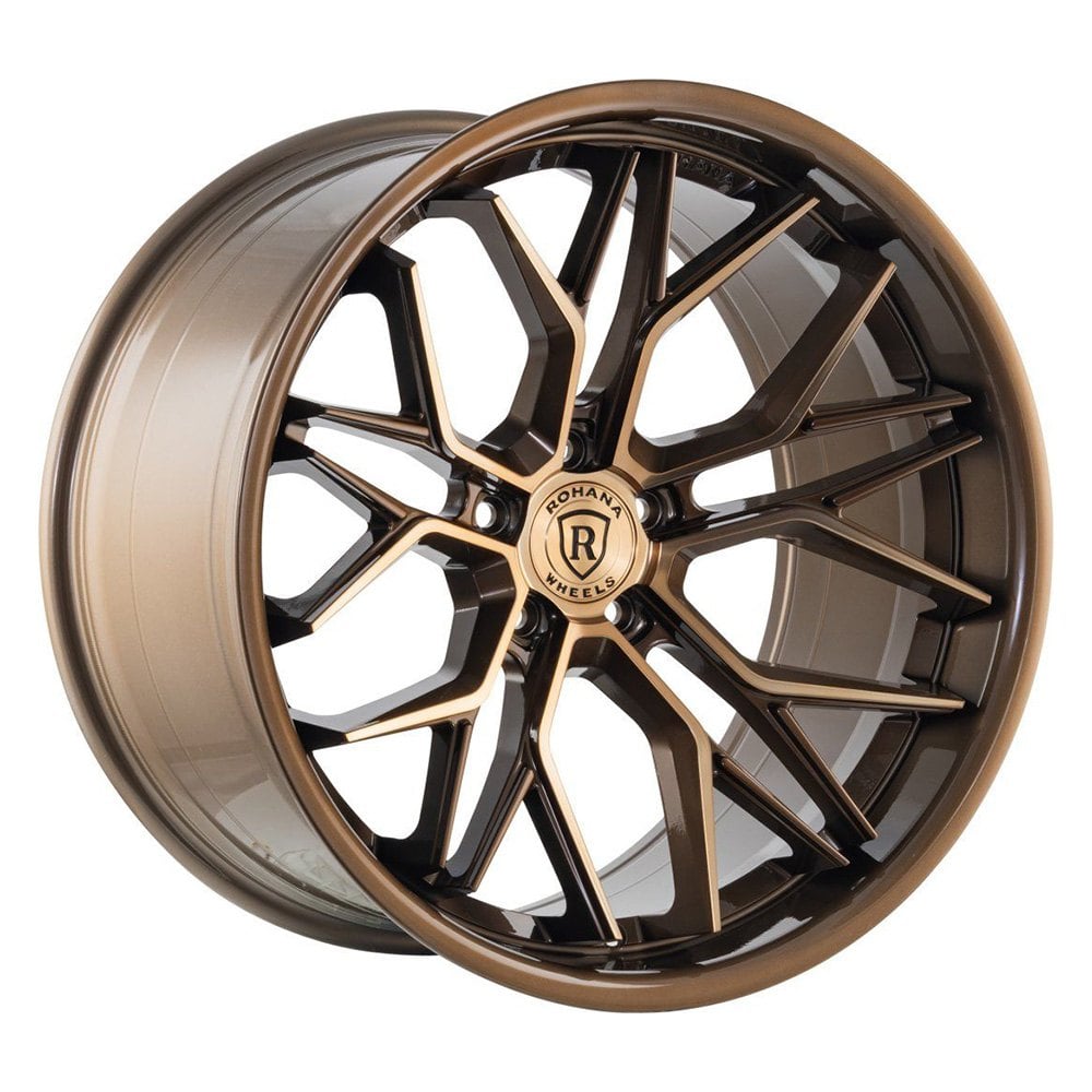 ROHANA® RFC3 Wheels - Bronze with Machined Face Rims