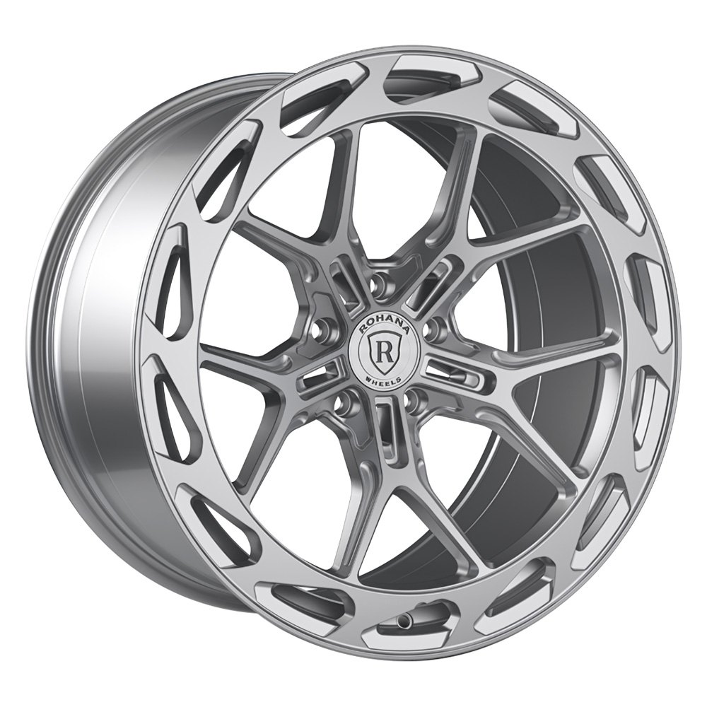 ROHANA® RFX19 Wheels - Silver with Machined Face Rims
