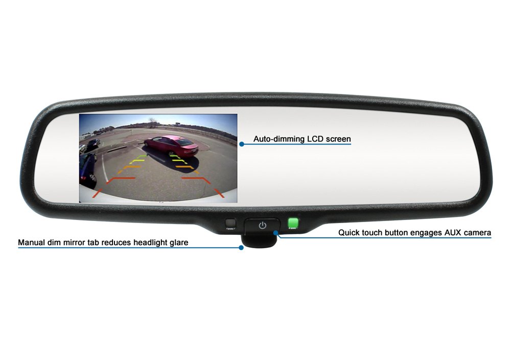 Rear view mirror инструкция. Зеркало с монитором cm 6400. 06-11 Cadillac Buick Saturn Hummer auto dimming Rearview Mirror 15271286.