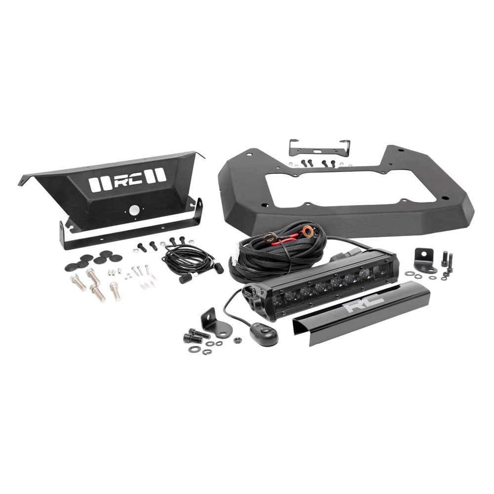 Rough Country® 10584 - Spare Tire Delete Kit with Black Series LED