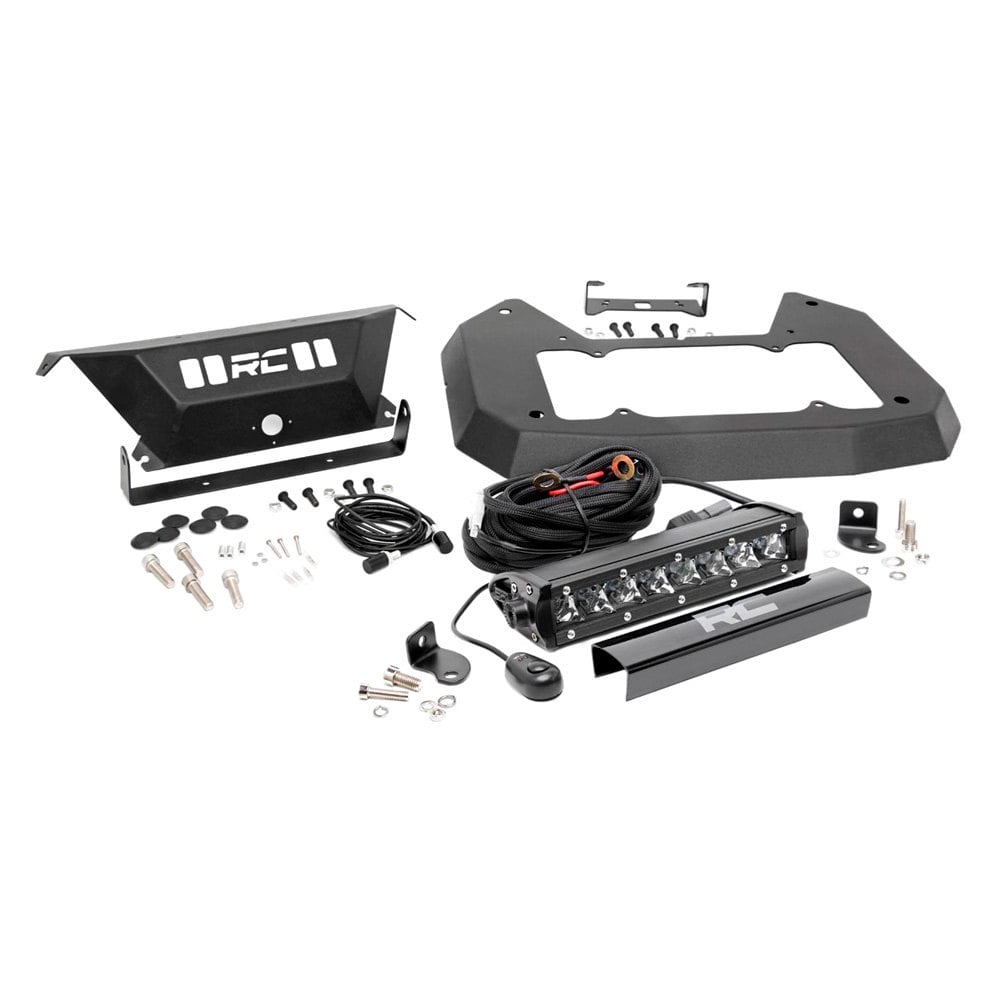 Rough Country Spare Tire Delete Kit With Chrome Series Led