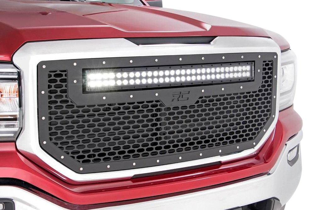 rough country light bar grill