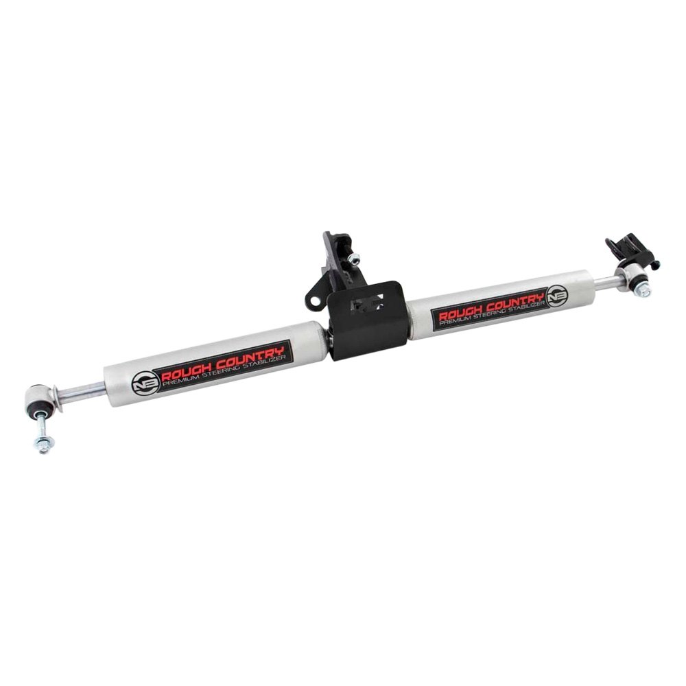 Rough Country® 8749630 - N3 Premium™ Dual Steering Stabilizer