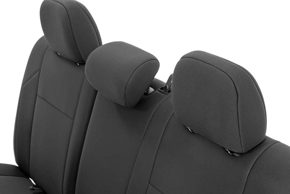 Rough Country® 91031 Neoprene 1st & 2nd Row Black Seat Covers