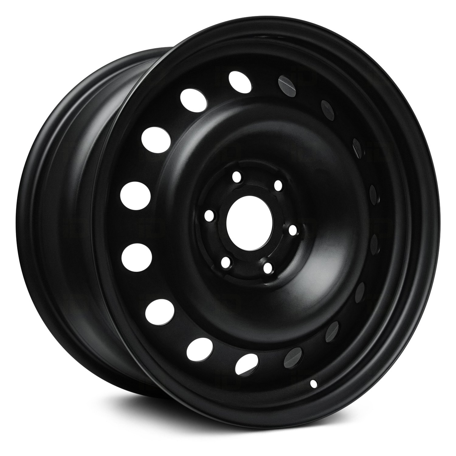 black steel wheels
