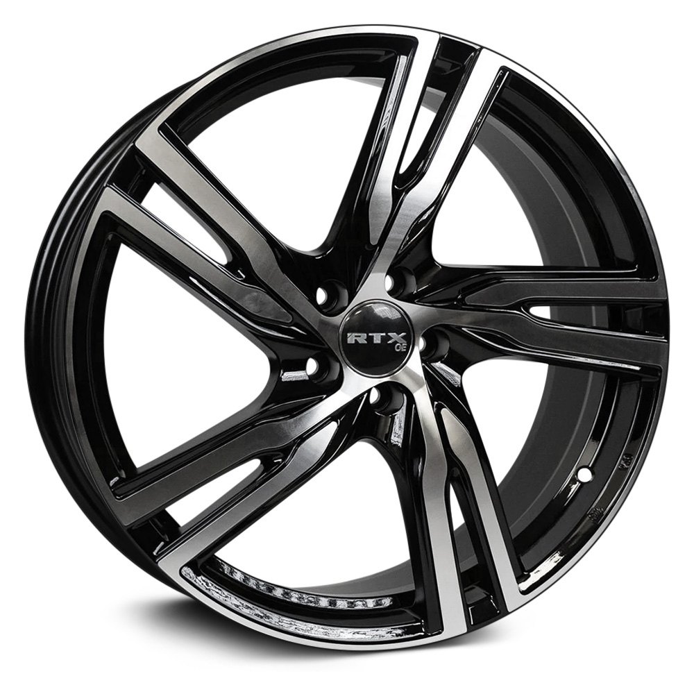 RTX® GOTHENBURG Wheels - Gloss Black Machined Rims - 082980