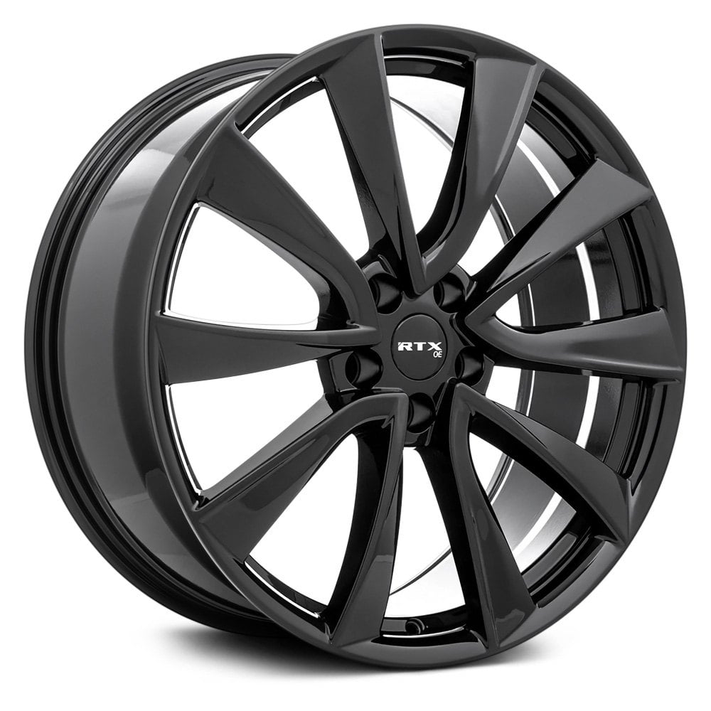 RTX® TS-01 Wheels - Gloss Black Rims