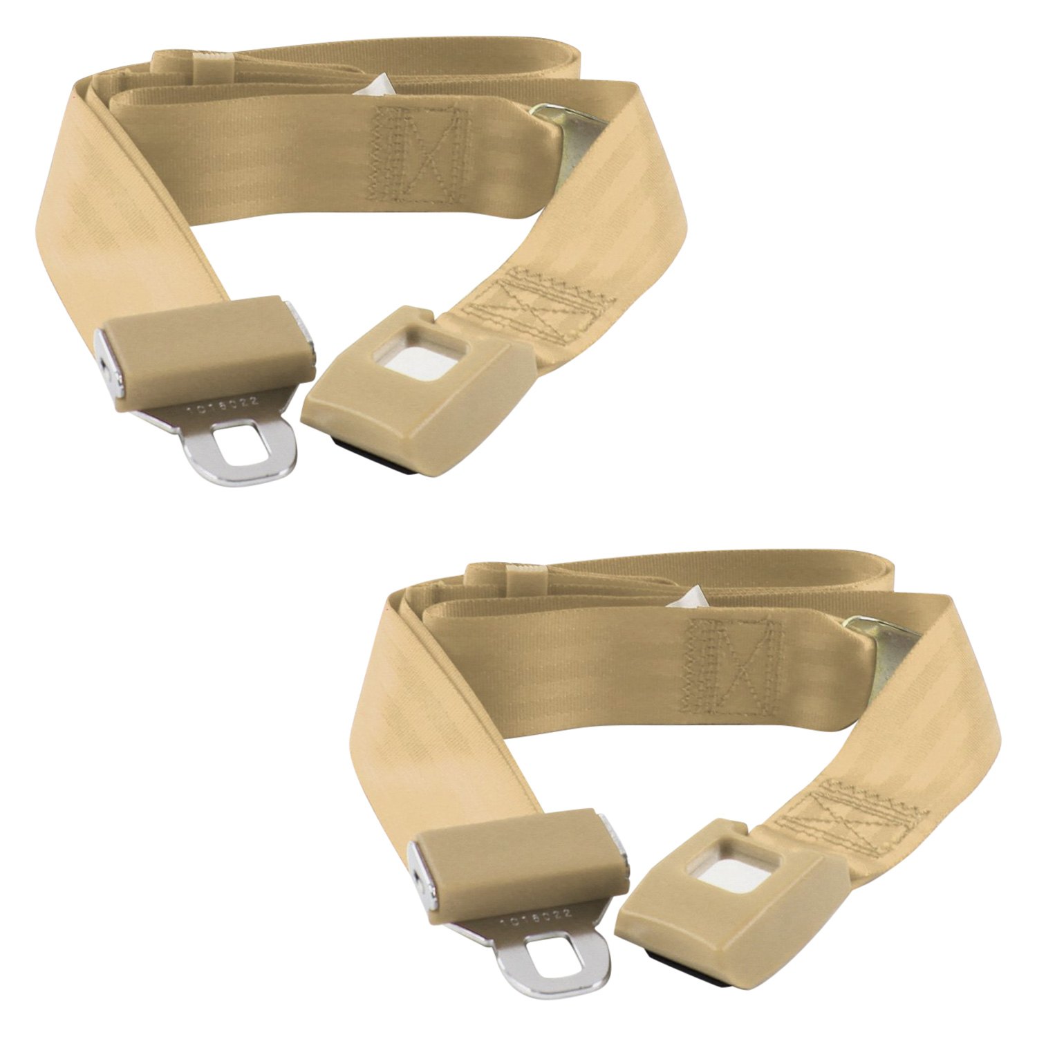 SafeTBoy® STBA2B93D 2Point Standard Bucket Lap Seat Belts, Tan
