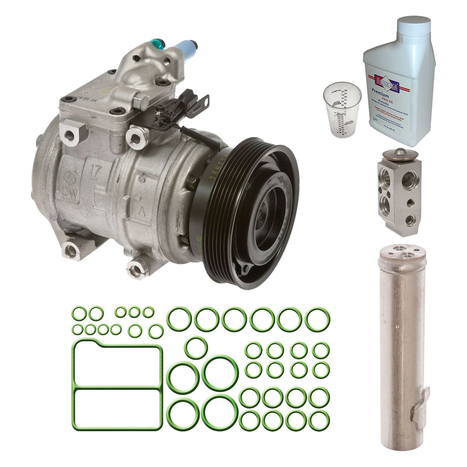 Santech® Kia Sportage 2008 A/C Compressor and Component Kit