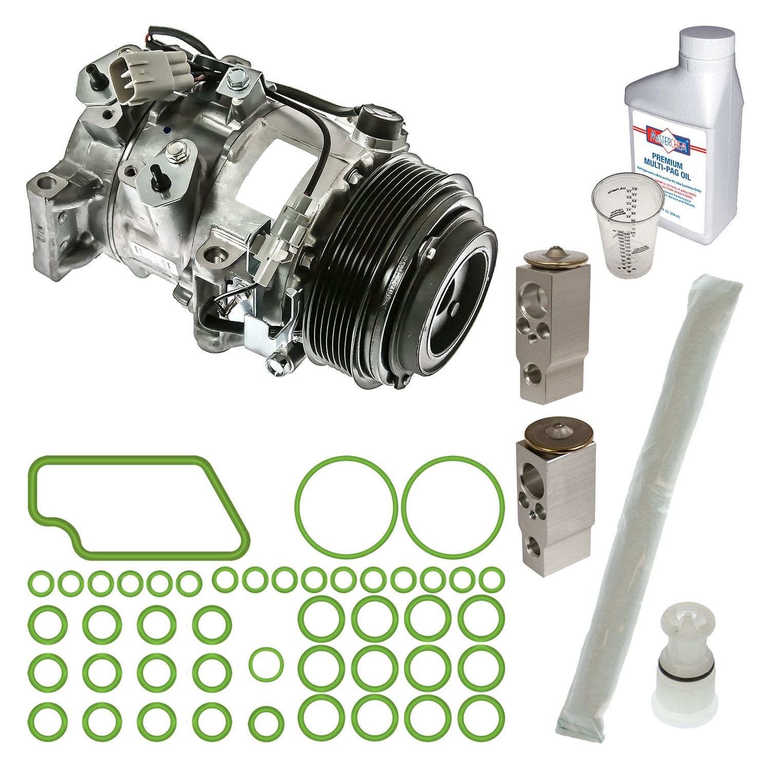 Santech® Toyota Sienna 2011 A/C Compressor and Component Kit