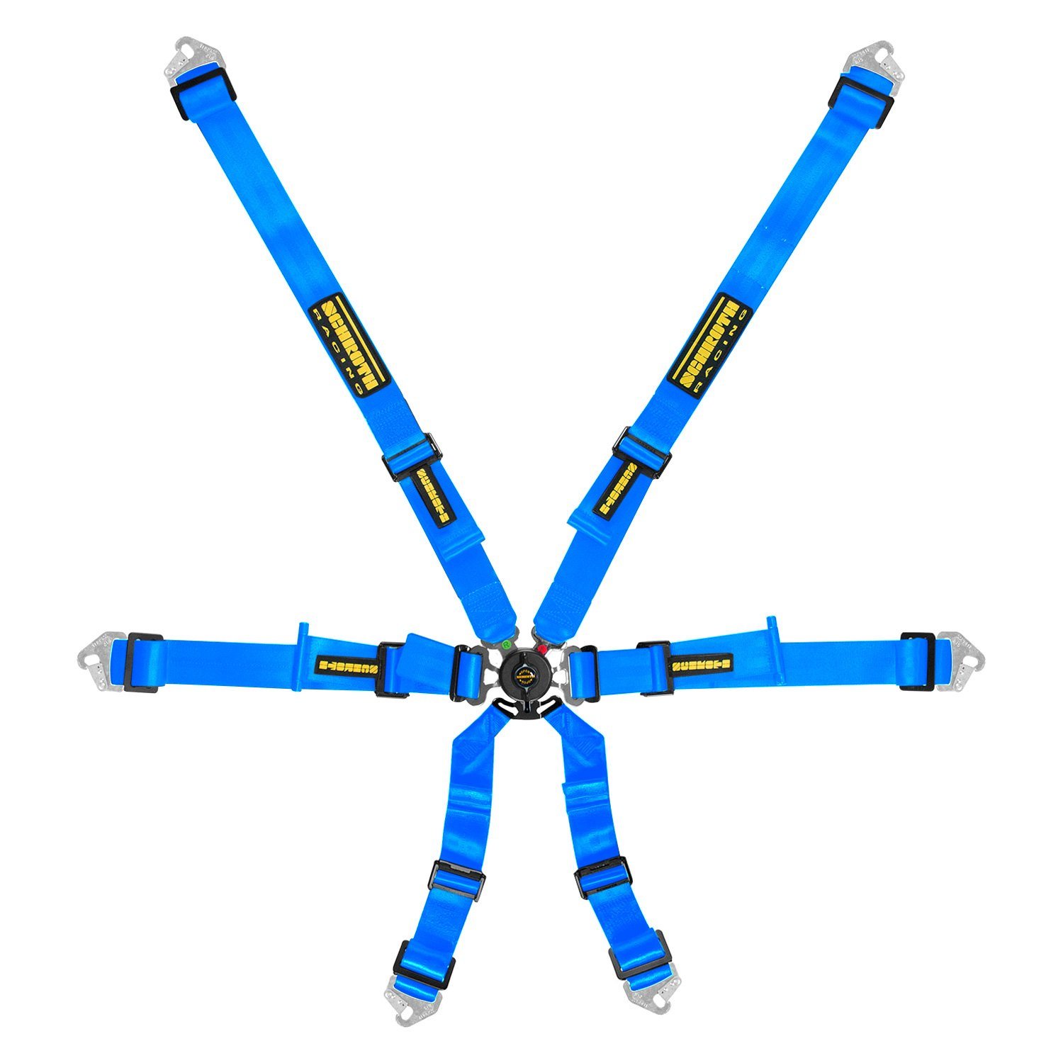 Schroth® SR 94530129 6Point Profi™ Flexi Harness Belts, Blue