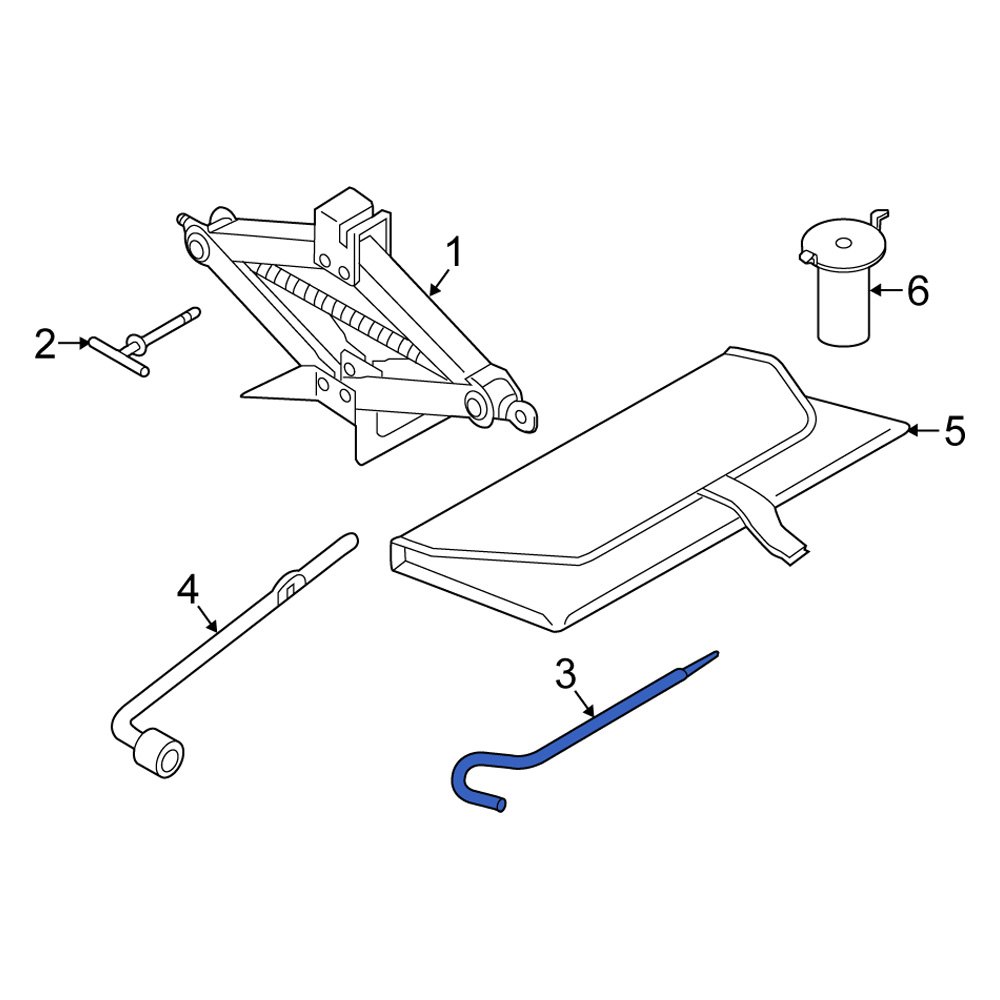 Scion OE 09113WB001 Floor Jack Handle