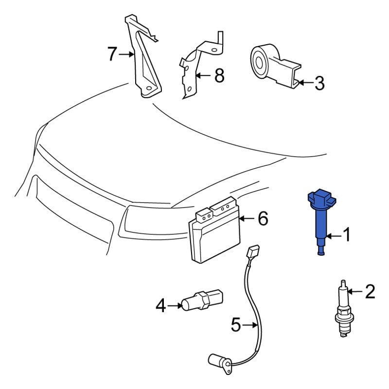 Scion OE 9091902266 Direct Ignition Coil