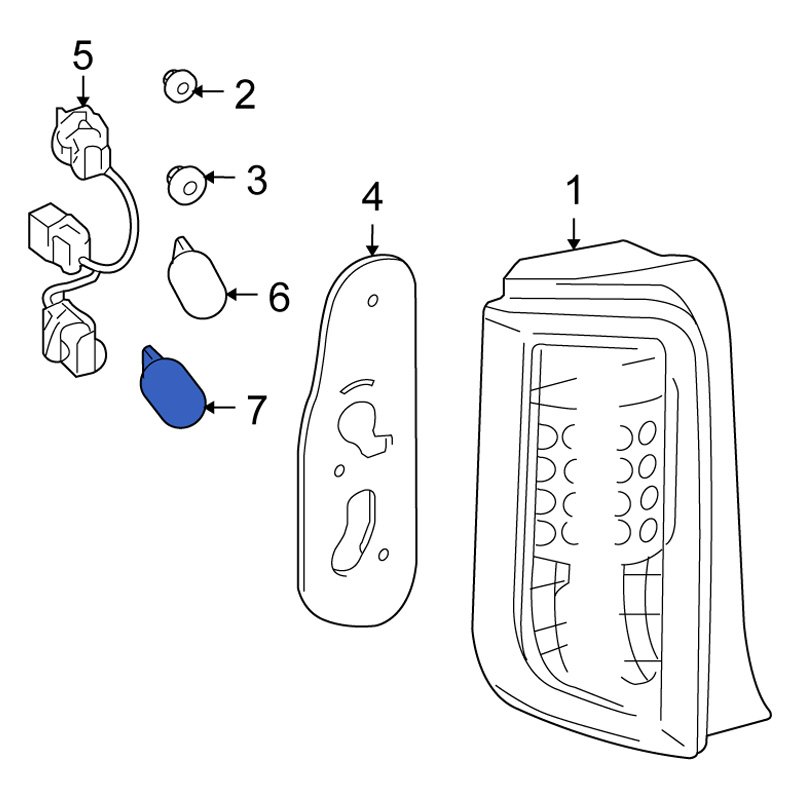 Scion OE 9098113043 Back Up Light Bulb