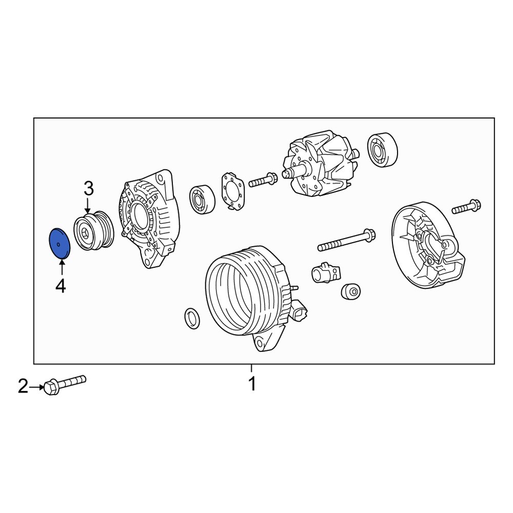 Scion OE 274160W050 Alternator Pulley Cap