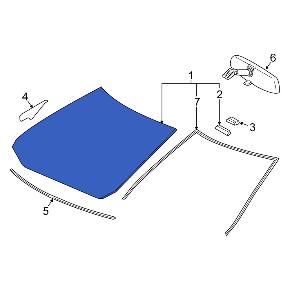 Scion OE 5610112021 Front Windshield