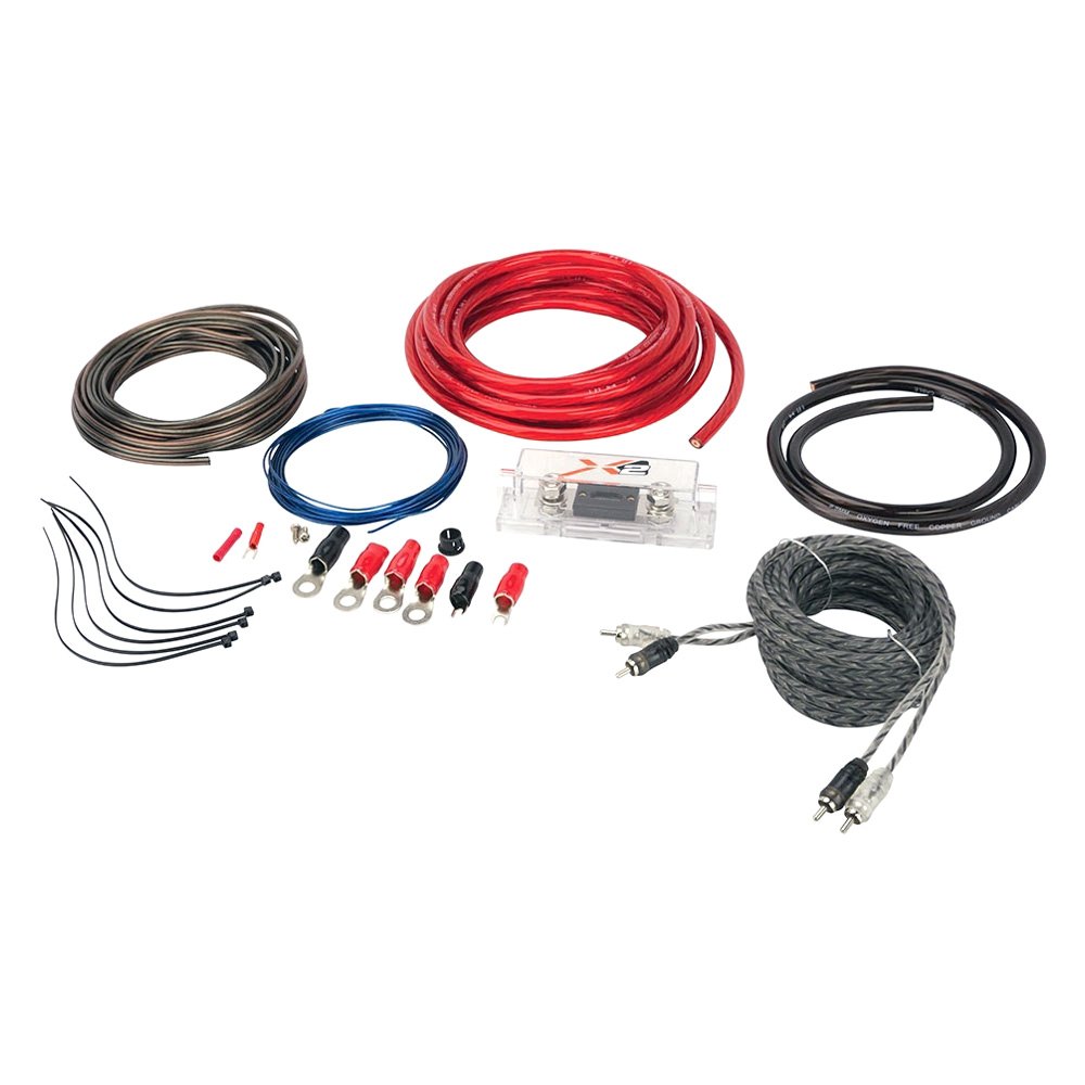 Scosche® X2AKC1200 - 1200W Single Amplifier Wiring Kit with Fuse