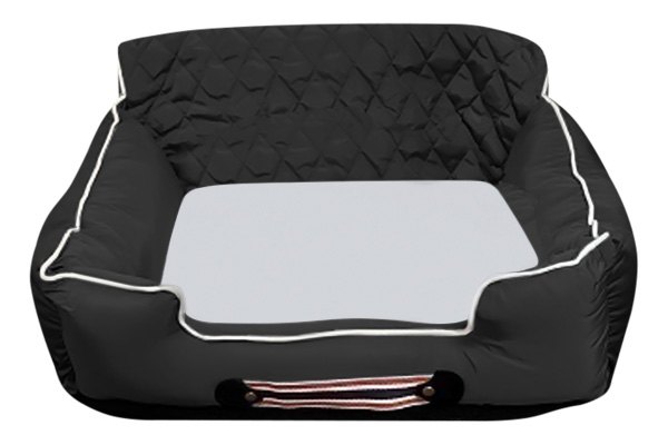 Black Pet Bed 2 Go PET2GO101B Pet Bed 2 Go Pet Bed Cushion & Car Seat Cover