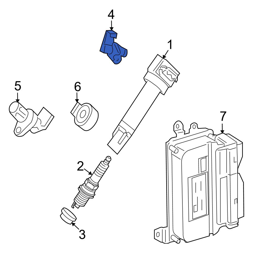 Smart OE 0061534028 Engine Camshaft Position Sensor