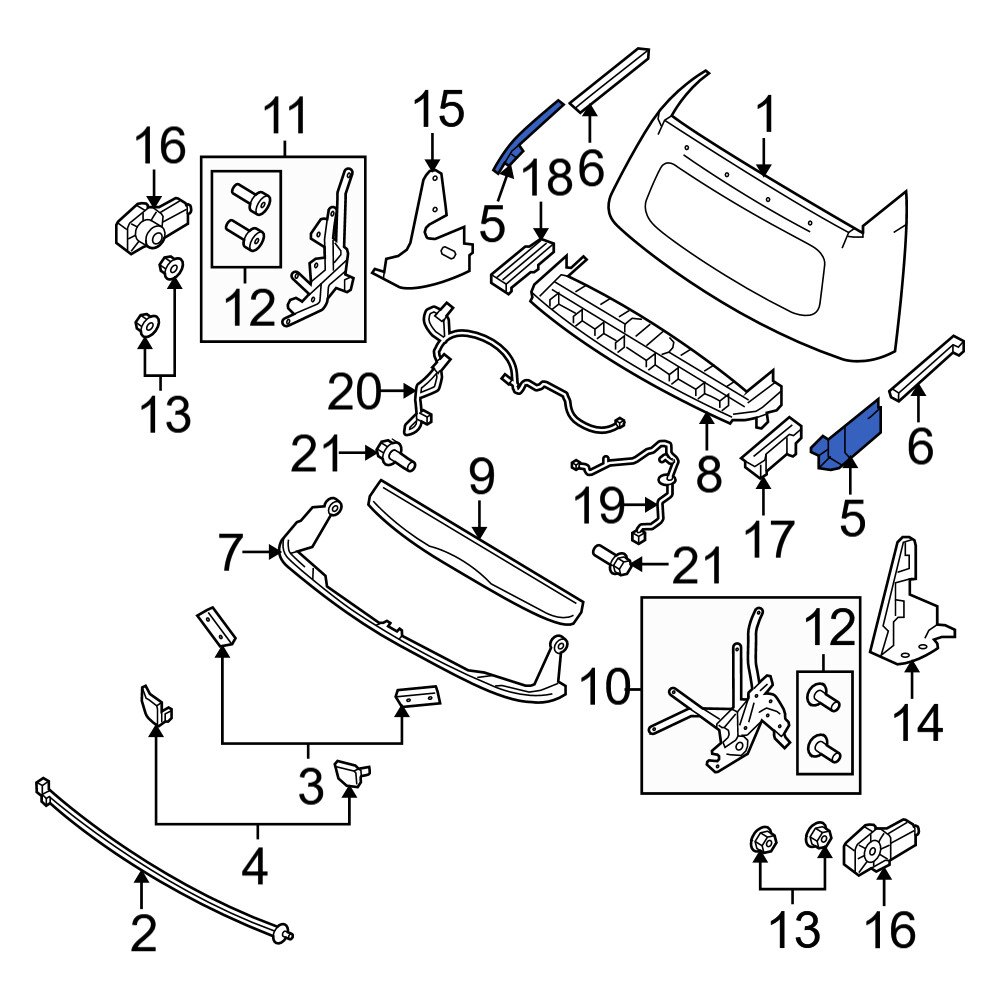 Smart OE 451771010564 - Quarter Panel Molding