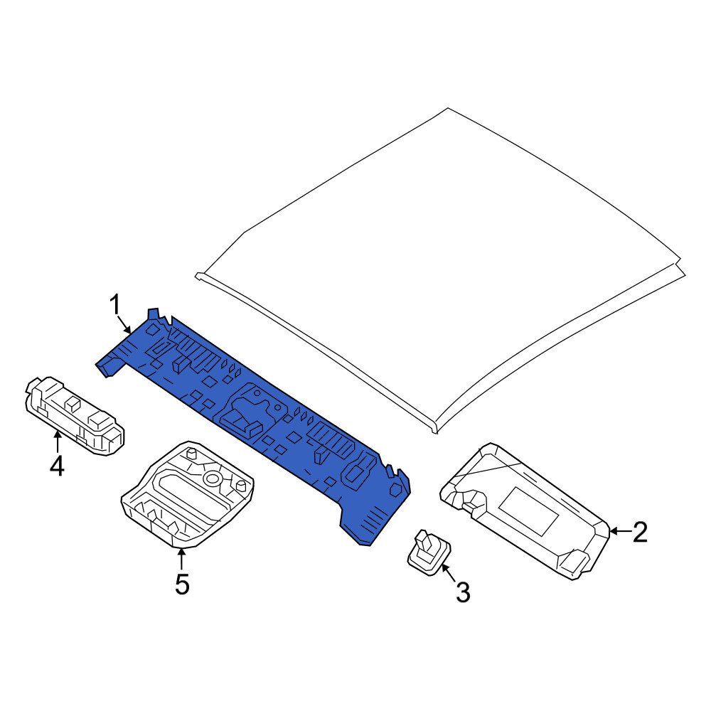 Smart OE 4536950100 Roof Opening Trim