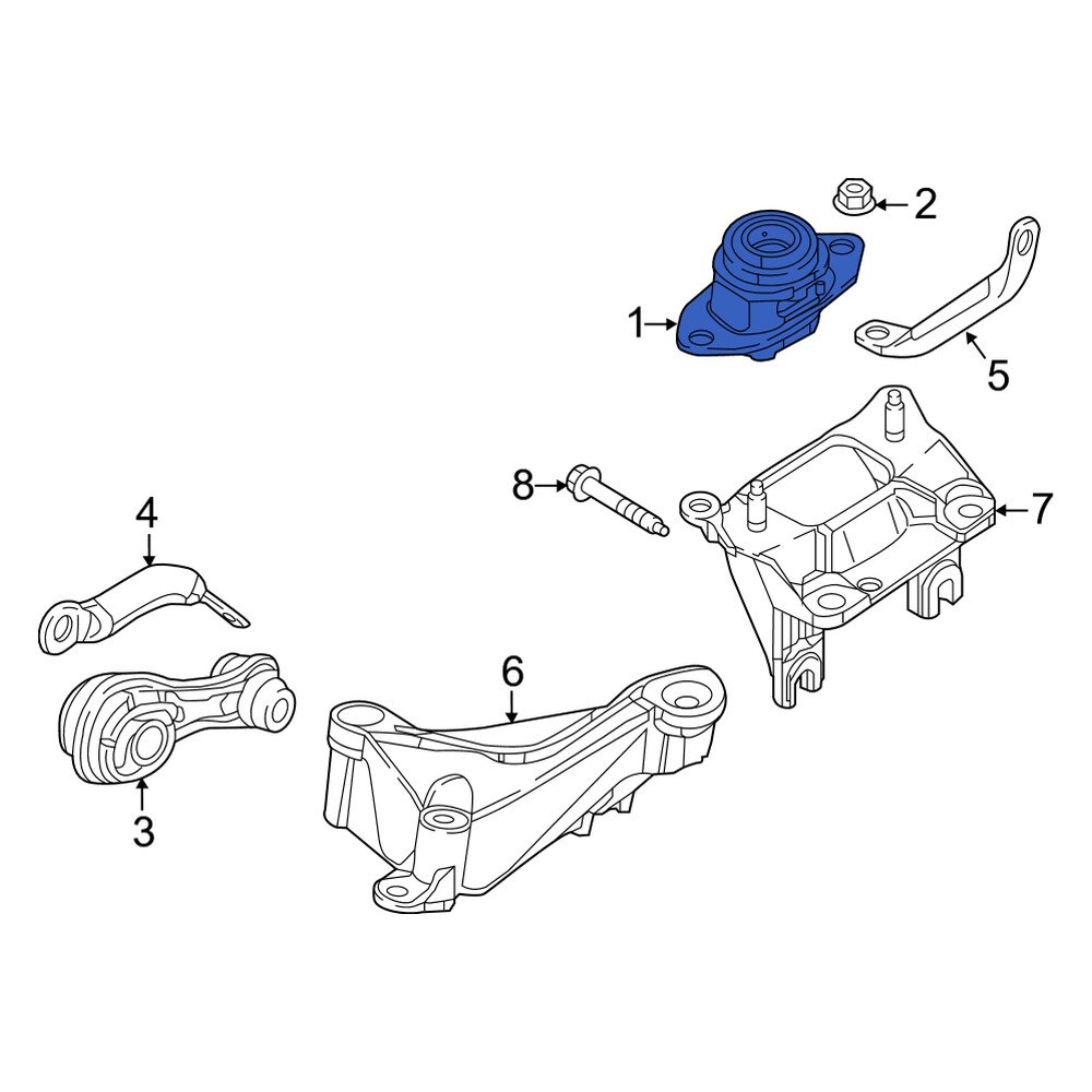 Smart OE 4532400200 Engine Mount