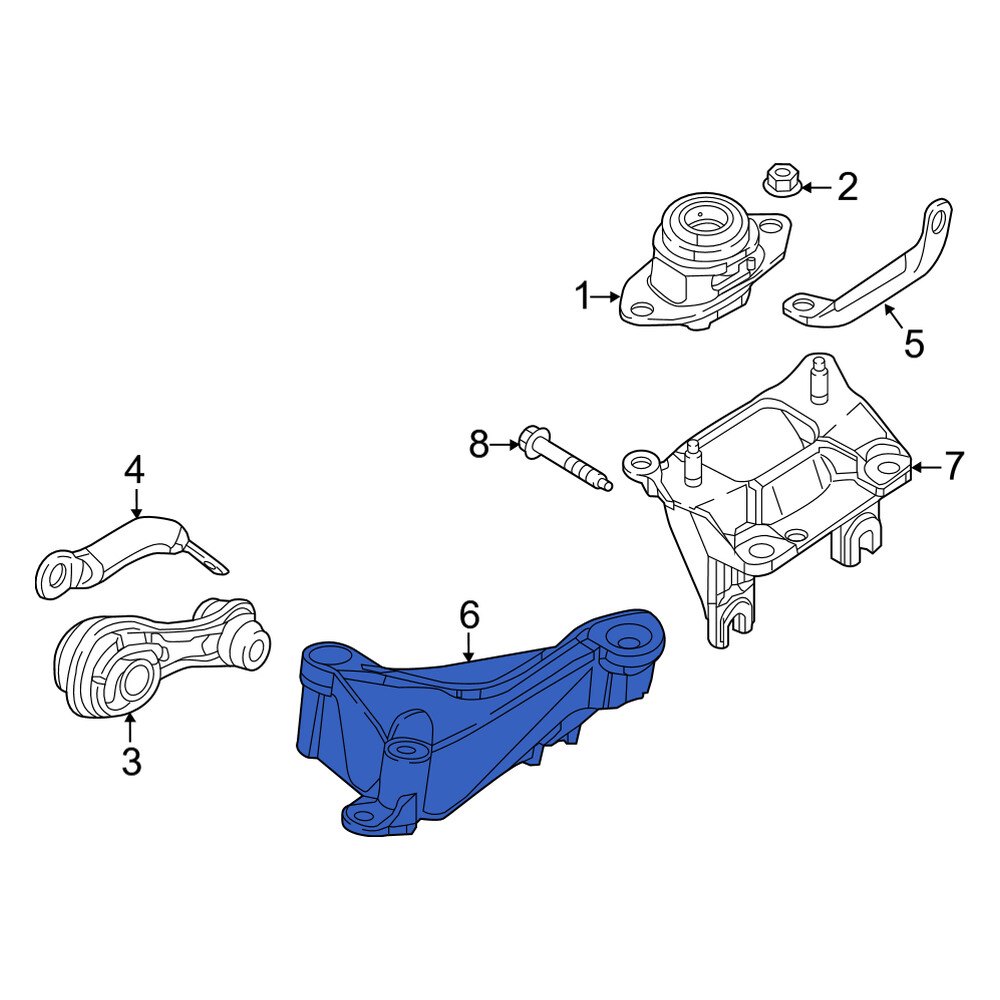 Smart OE 4532400209 Engine Mount Bracket
