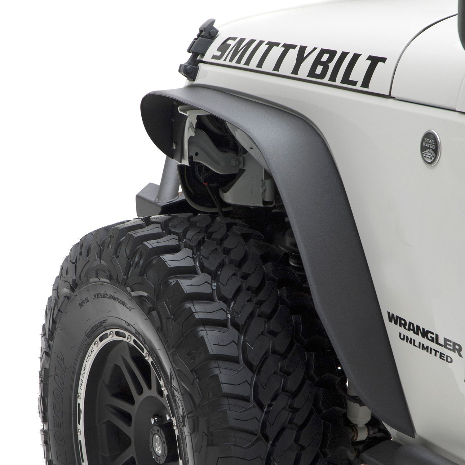Smittybilt 76875 XRC Rear 3" Fender Flares Black Textured Jeep Accessories