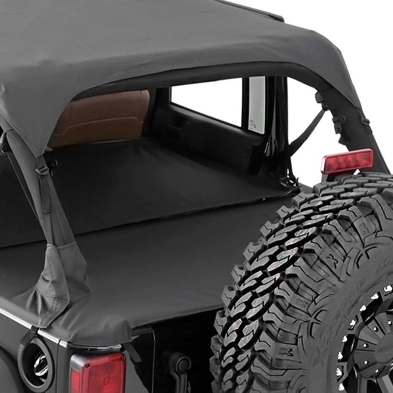 Smittybilt Jeep Wrangler Jk 4 Doors 2018 Soft Roll Up Tonneau Cover Extension