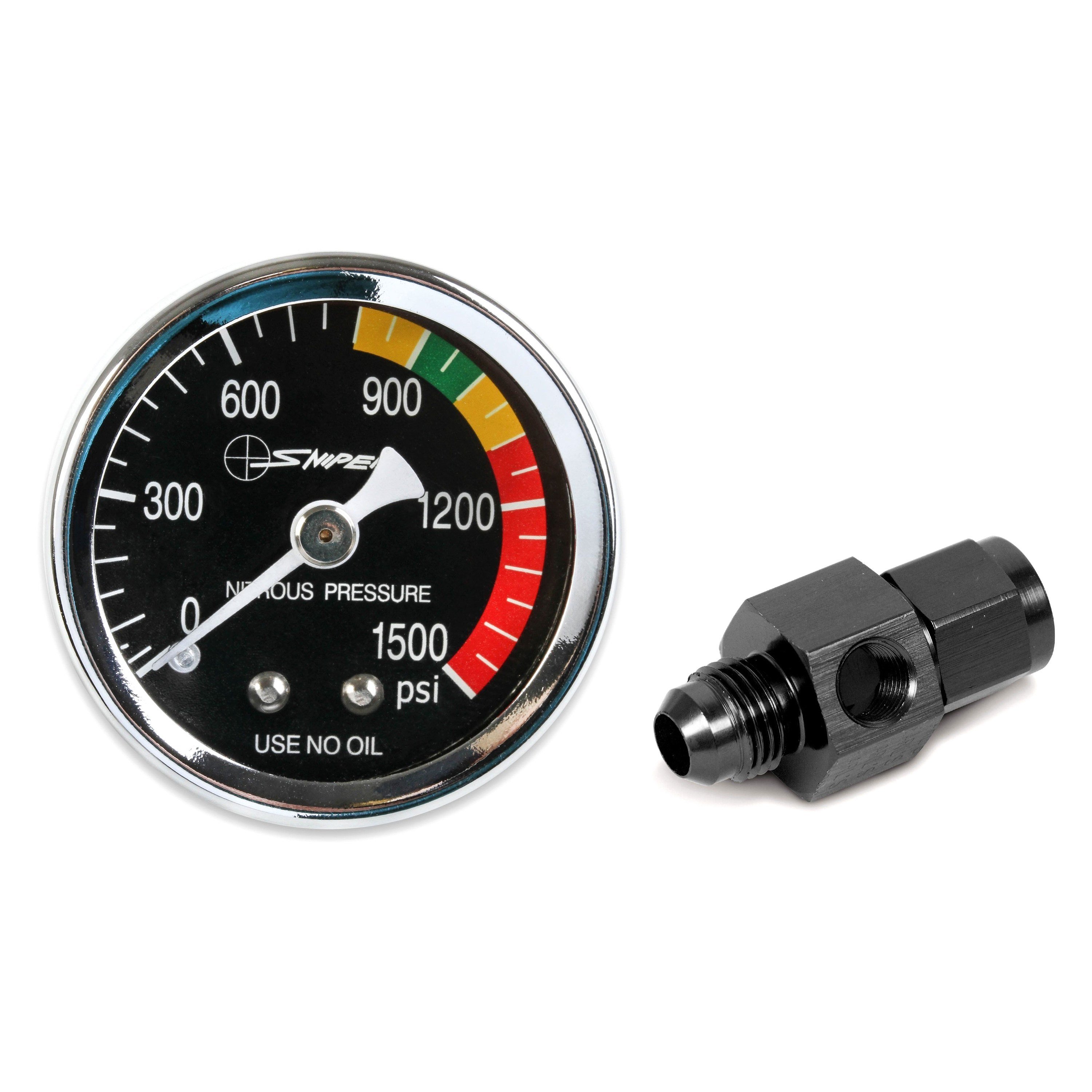 Sniper® 15954NOS Liquid Filled Nitrous Pressure Gauge