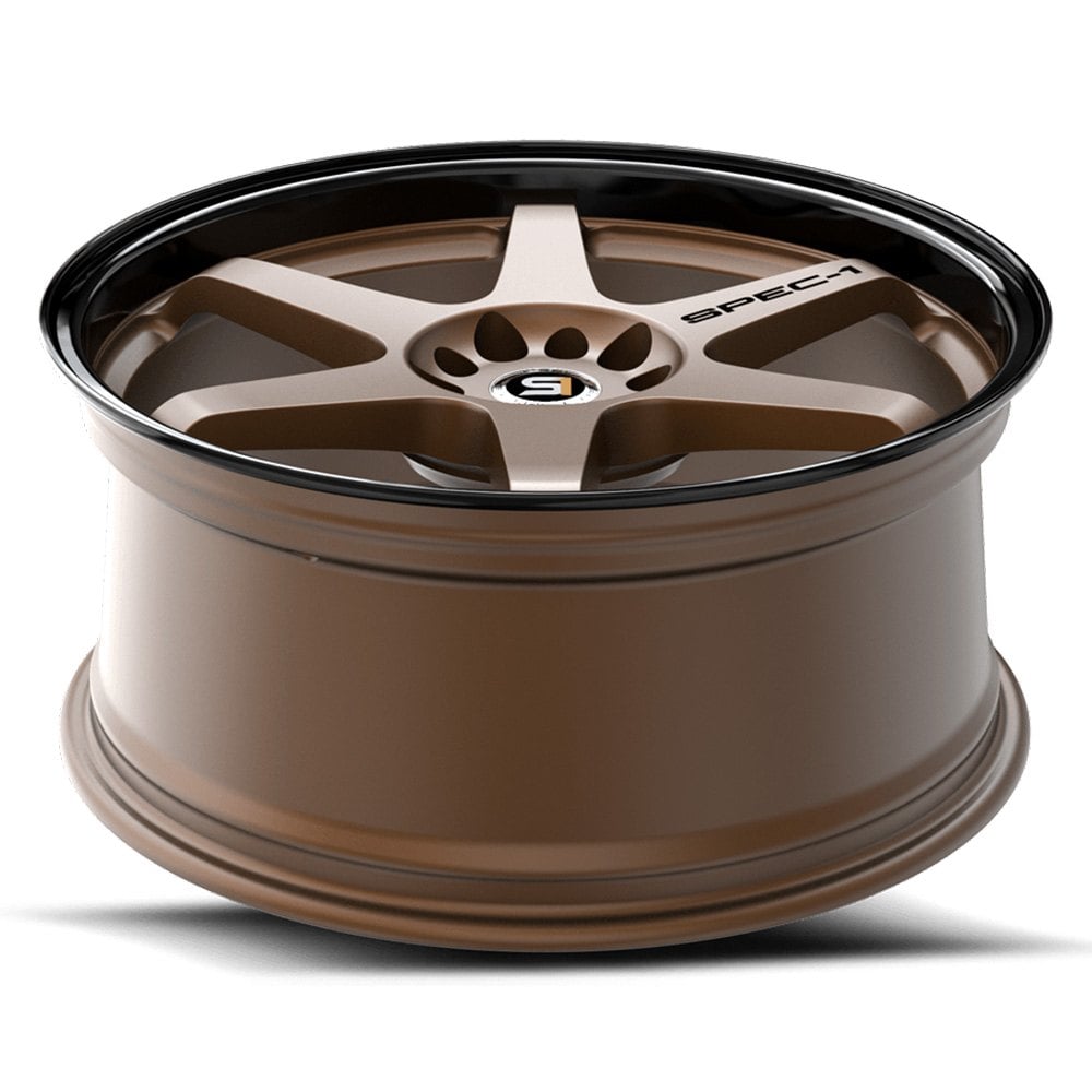 SPEC-1® SPT-33 Wheels - Matte Bronze and Black Lip Rims