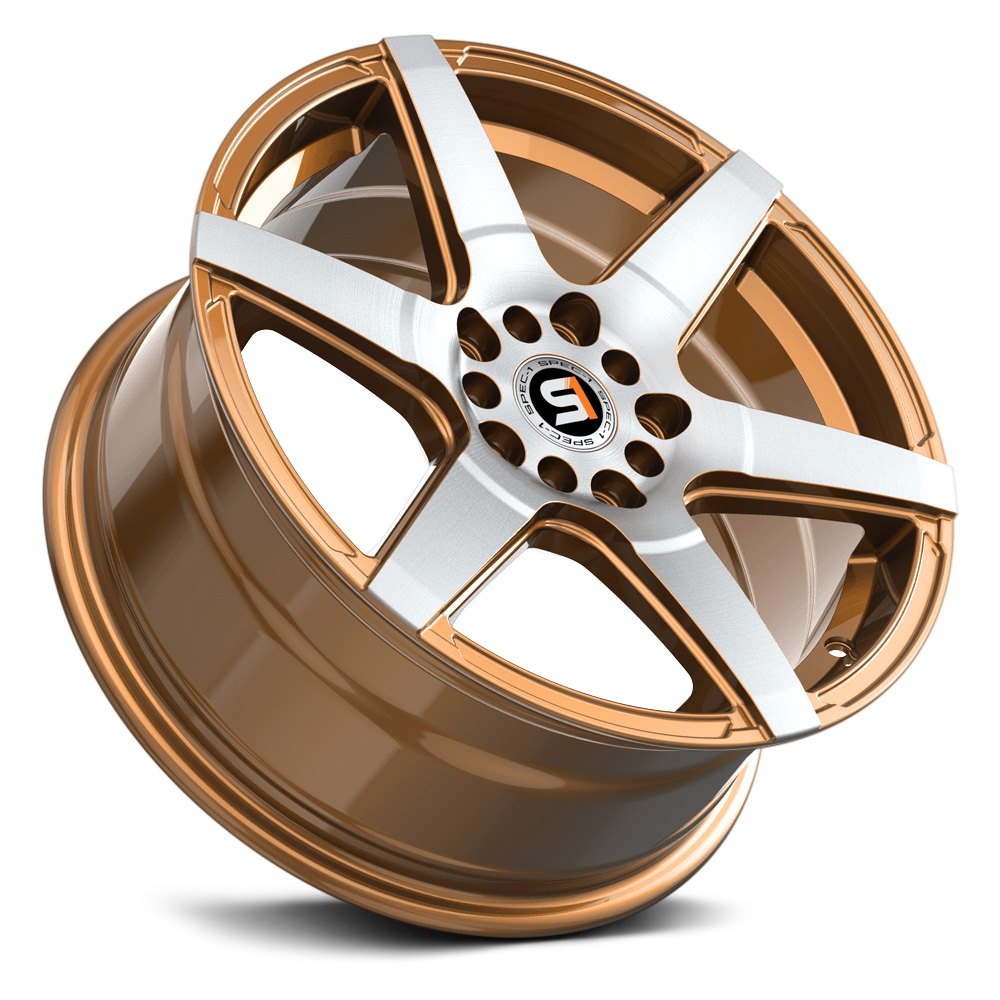 SPEC-1® SPT-34 Wheels - Gold with Machined Face Rims
