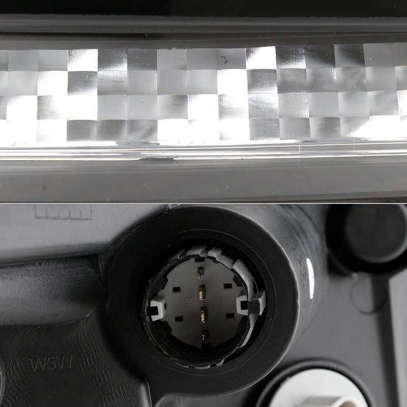 Spyder® CBL-JH-JC14-LED-BK - Black LED Turn Signal/Parking Lights with LEDs
