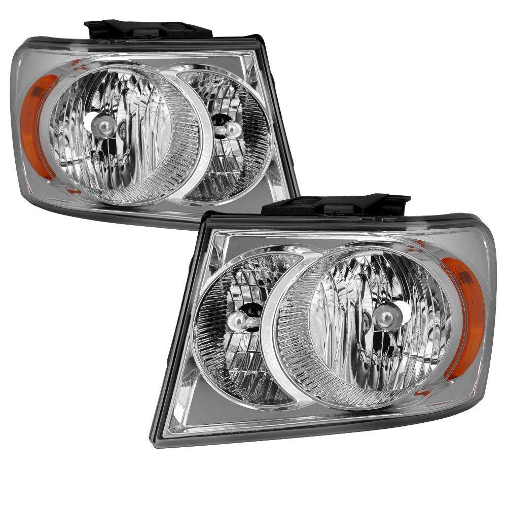 Spyder® Dodge Durango 2007 Chrome Factory Style Headlights
